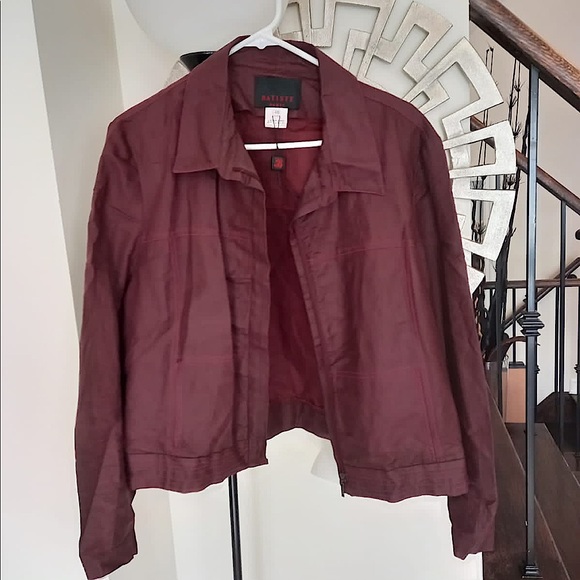 Batiste Paris Burgundy Jacket - Picture 1 of 6